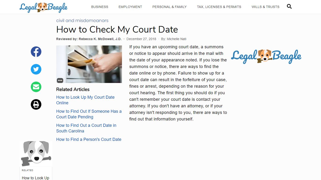 How to Check My Court Date | Legal Beagle